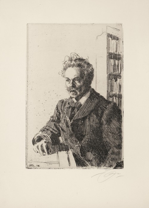 August Strindberg van Anders Leonard Zorn