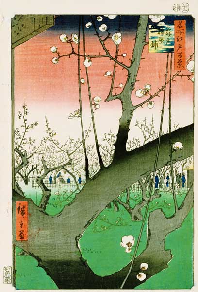 Plum Garden, Kameido van Ando oder Utagawa Hiroshige