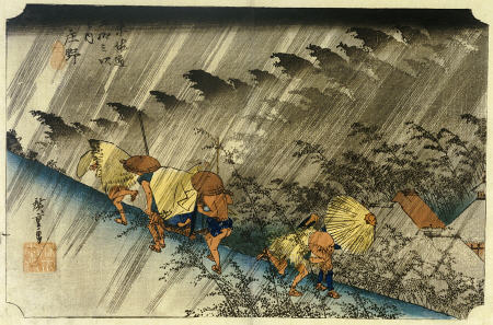 Driving Rain, Shono van Ando oder Utagawa Hiroshige