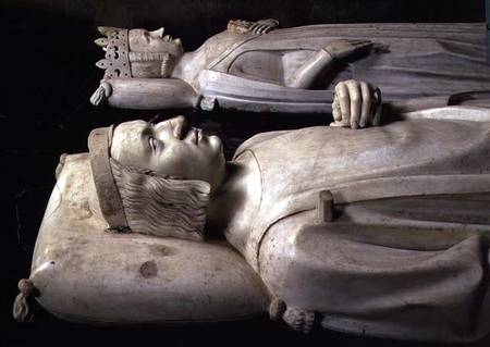 Effigies from the tomb of Charles V the 'Wise' (1338-80) c.1364 van Andre Beauneveu