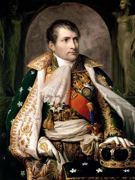 Napoleon Bonaparte als König von Italien (1769-1821) van Andrea Appiani
