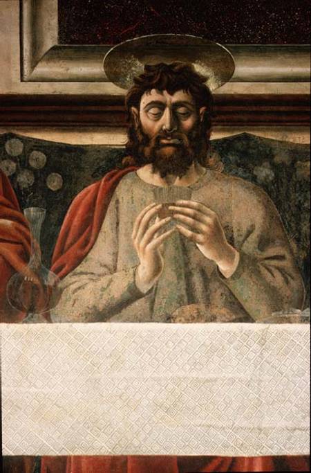 The Last Supper, detail of St. James the Greater van Andrea del Castagno