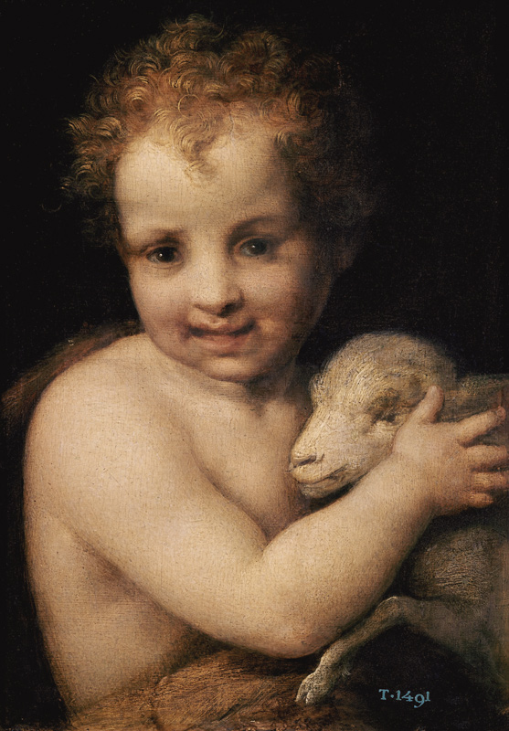 John the Baptist as child van Andrea del Sarto