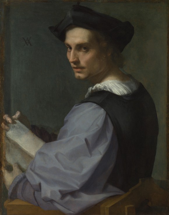 Portrait of a Young Man van Andrea del Sarto