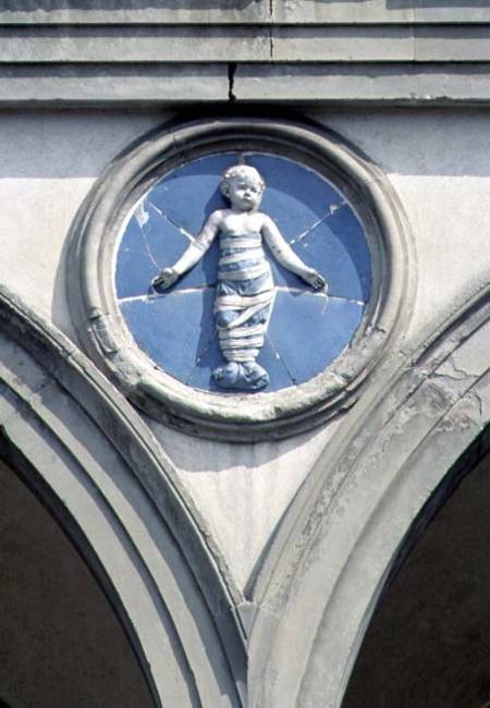 Roundel from the facade van Andrea della Robbia