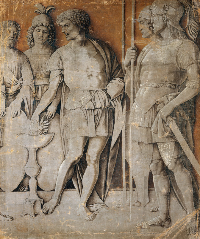 Mucius Scaevola van Andrea Mantegna
