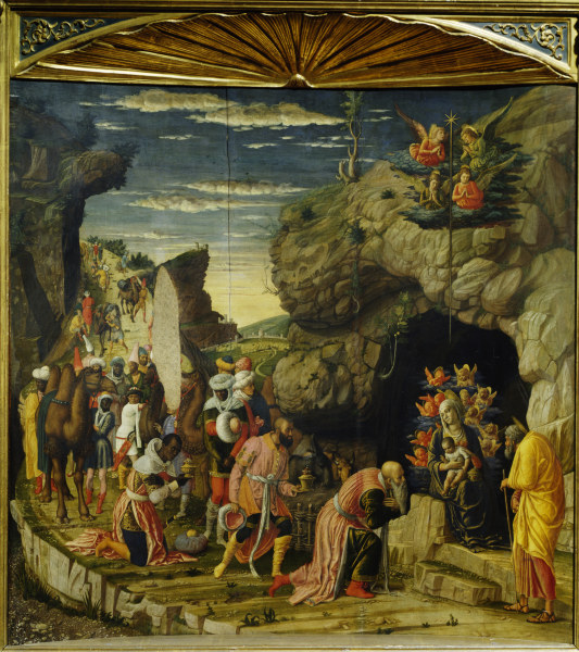 Adoration of the Kings van Andrea Mantegna