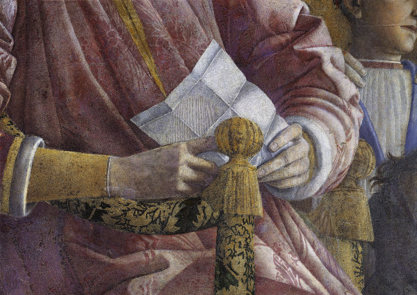 Ludovico Gonzaga, Hands van Andrea Mantegna