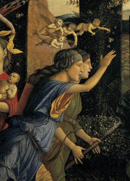 Triumph of Virtue over Vice van Andrea Mantegna
