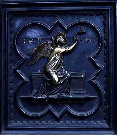 Hope, panel A of the South Doors of the Baptistery of San Giovanni van Andrea Pisano