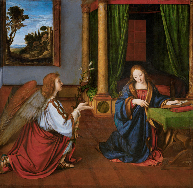 The Annunciation van Andrea Solario