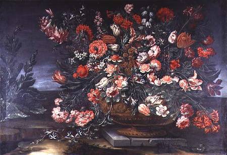 Still Life of Flowers van Andrea the Elder Scacciati