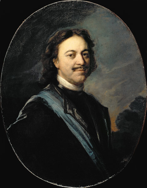 Portrait of Peter I van Andrei Matveyev