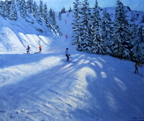 Morzine, ski run van Andrew  Macara