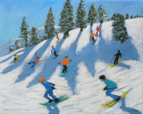 Skiers, Lofer van Andrew  Macara