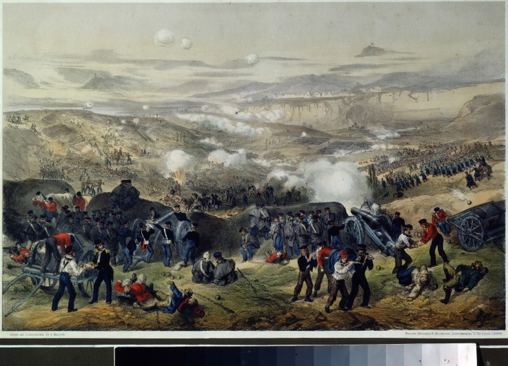 The Battle of Inkerman on November 5, 1854 van Andrew Maclure