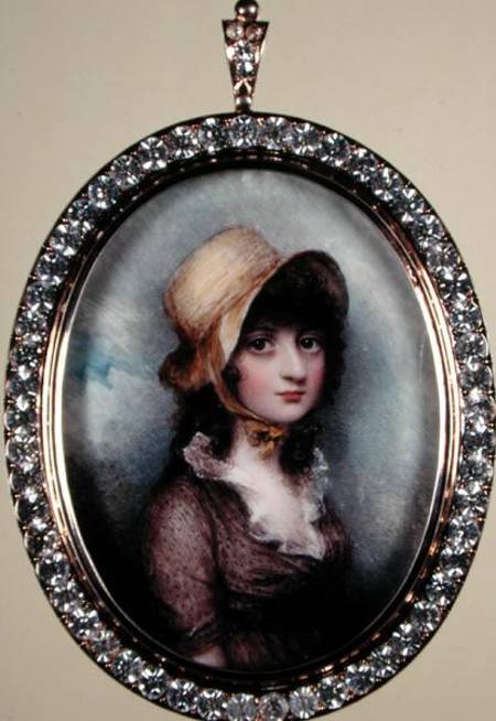 Portrait of a young girl van Andrew Plimer