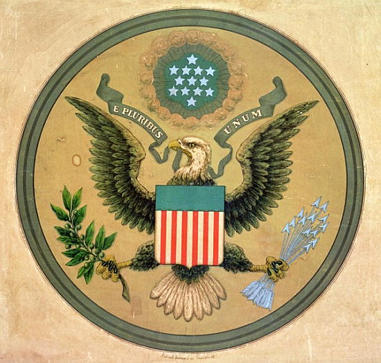 Great Seal of the United States, c.1850 van Andrew B. Graham