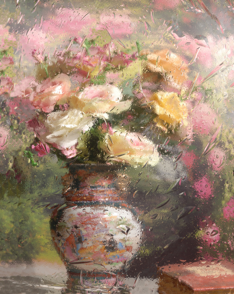 Still life with flowers van Andrey Morozov