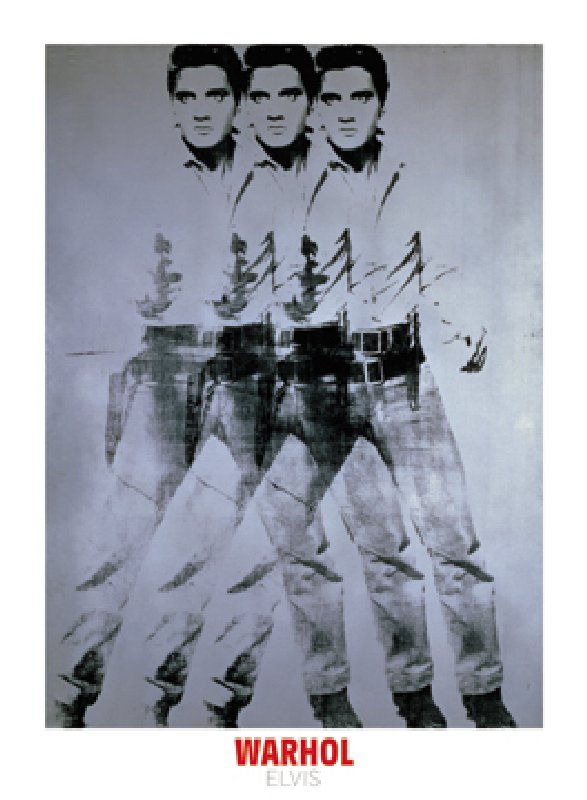 Elvis, 1963  - (AW-929) van Andy Warhol