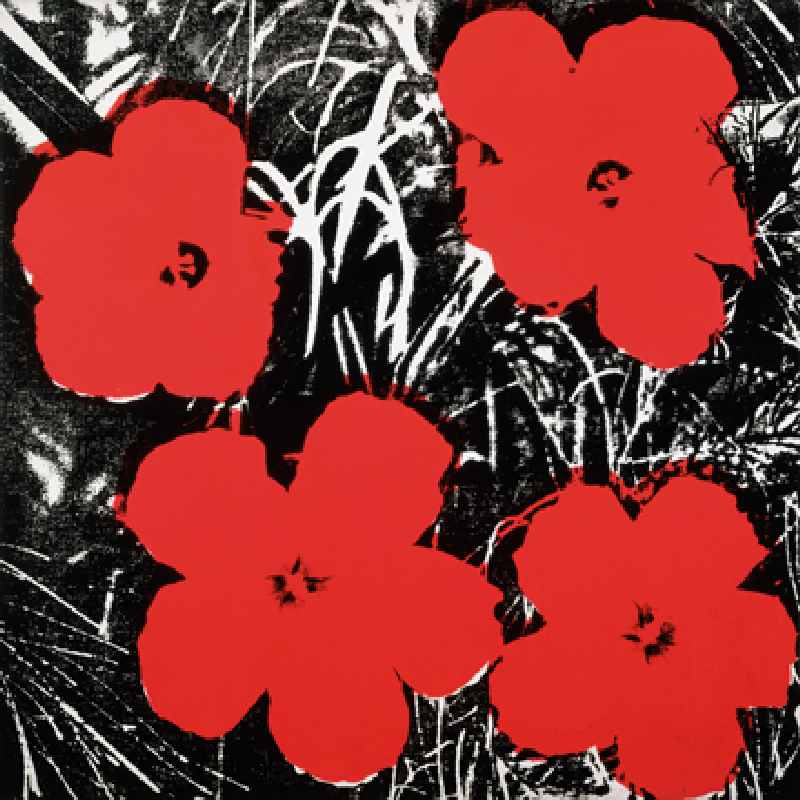 Flowers (Red), 1964 van Andy Warhol