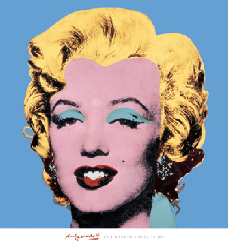 Shot - Blue Marilyn  - (AW-923) van Andy Warhol