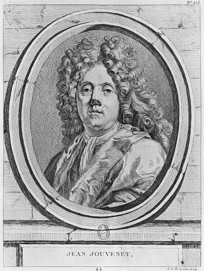 Portrait of Jean Jouvenet van Ange Laurent de Lalive de Jully
