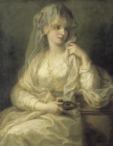 Bildnis einer Dame als Vestalin van Angelica Kauffmann