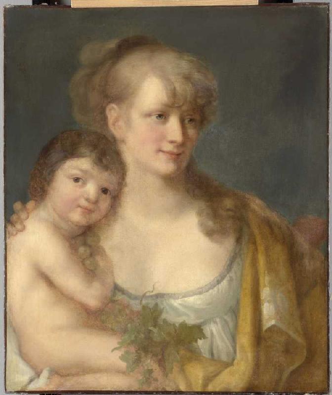 Juliane von Krüdener mit ihrem Sohn Paul van Angelica Kauffmann