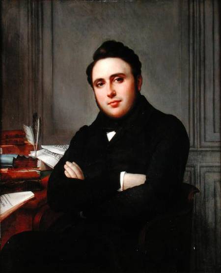 Portrait of Alexandre Auguste Ledru-Rollin (1807-74) van Angelique Mongez