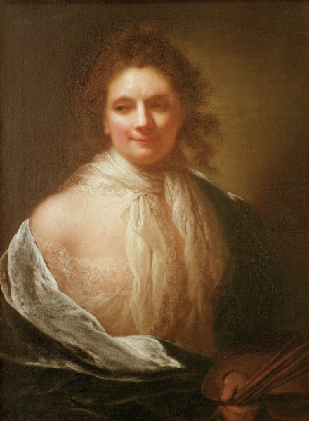 Anna D. Therbusch , Self-portrait van Angiola Leone