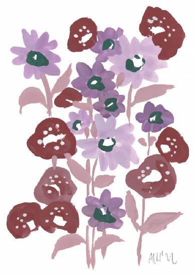 Purple Flowerbed
