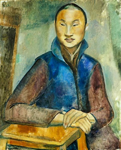 A Young Chinese Man van Anita Ree