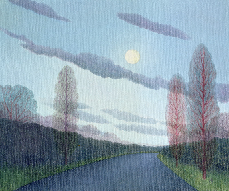 Pale Moon, 2002 (oil on canvas)  van Ann  Brain