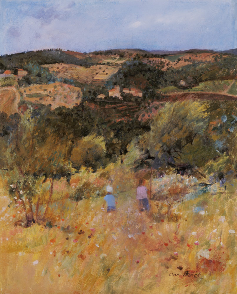 Landscape near Siena, 1994 (oil on board)  van Ann  Patrick