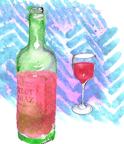 Red Wine van  Anna  Platts