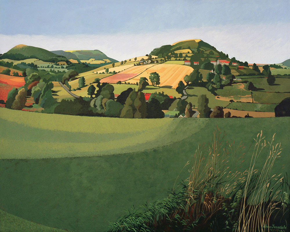 Hawnby, Yorkshire (oil on canvas)  van Anna  Teasdale