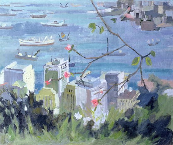 Hong Kong (oil on canvas)  van Anne  Durham