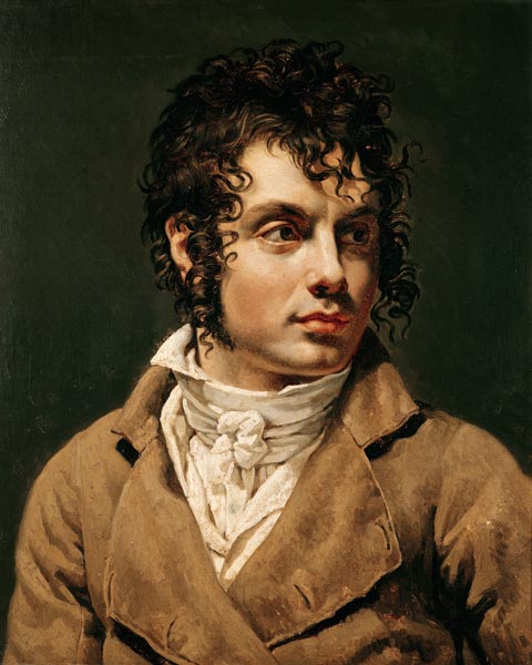 Portrait of a Man van Anne Louis Girodet de Roucy-Trioson