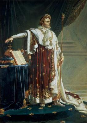 Napoleon Bonaparte im Krönungsgewand