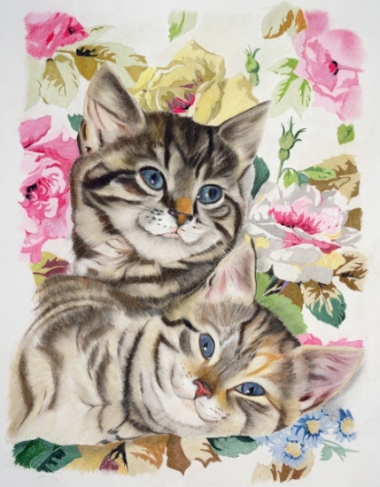 Two kittens van Anne  Robinson