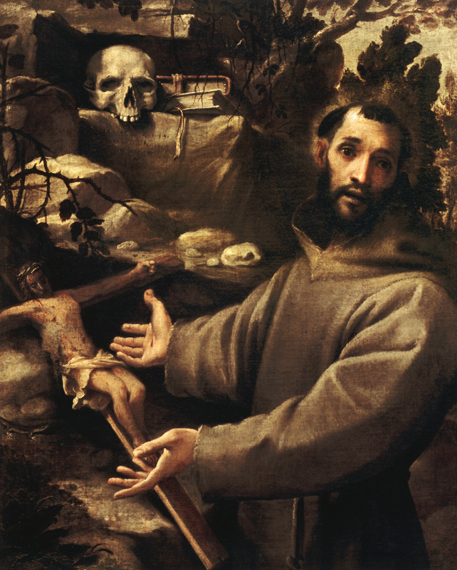 A.Carracci, Franz von Assisi van Annibale Carracci