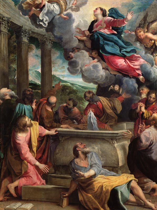 The Assumption of the Blessed Virgin Mary van Annibale Carracci