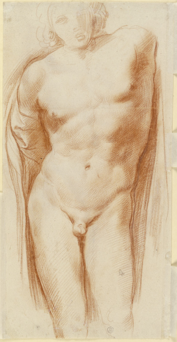 Nude of a boy van Annibale Carracci