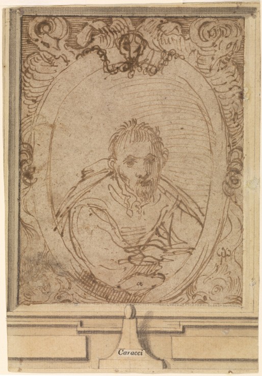 Self-portrait van Annibale Carracci