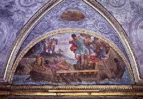 Lunette depicting Ulysses and the Sirens, from the 'Camerino'
