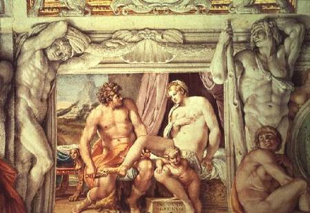Venus and Anchises van Annibale Carracci