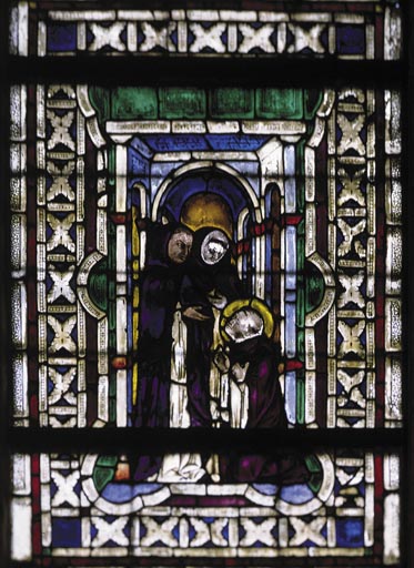 Assisi, Glasfenster, Antonius nimmt... van Anonym, Haarlem
