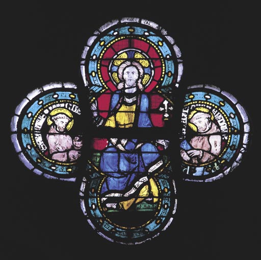 Assisi, Glasfenster, Christus u.Hlge. van Anonym, Haarlem