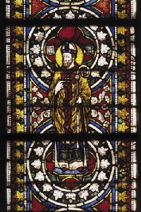 Assisi, Glasfenster, Hl.Martin von Tours